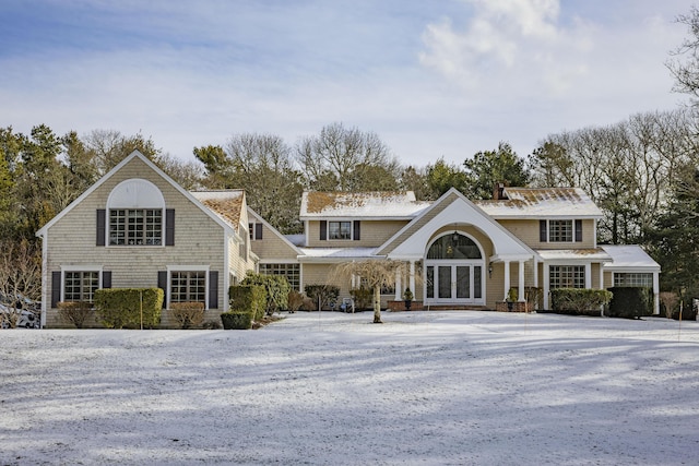 view of front of property