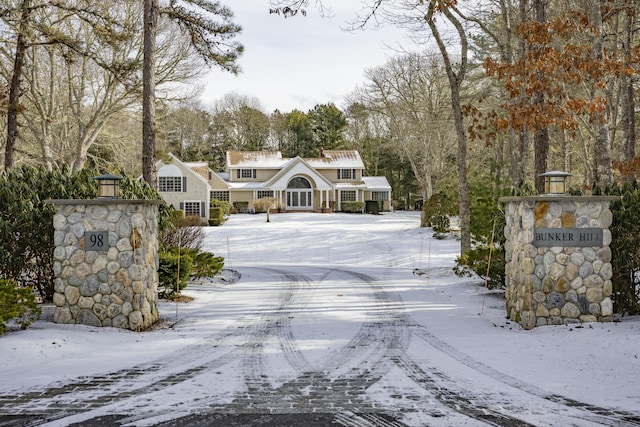 view of front of home