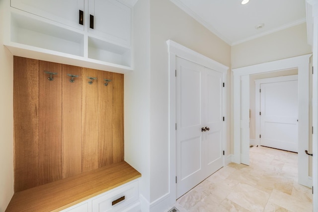 2 Bridge St, East Falmouth, MA 02536 - mudroom with ornamental molding