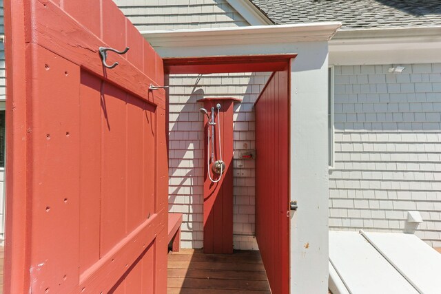 67 Sea Meadow Cir, Centerville, MA 02632 - exterior view of a shingled roof