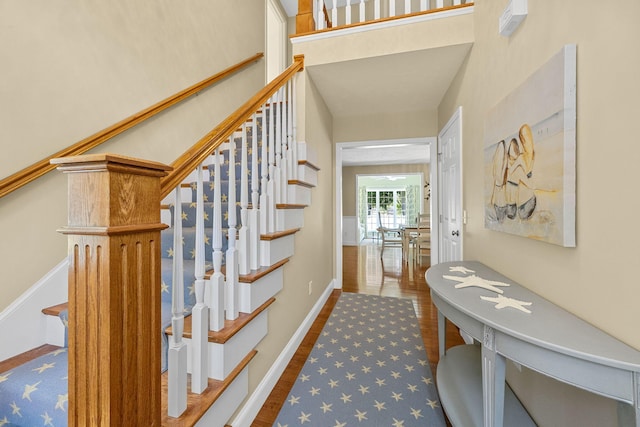 67 Sea Meadow Cir, Centerville, MA 02632 - foyer entrance featuring stairs and wood finished floors