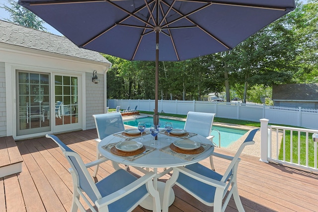 67 Sea Meadow Cir, Centerville, MA 02632 - wooden terrace featuring a fenced backyard and outdoor dining space