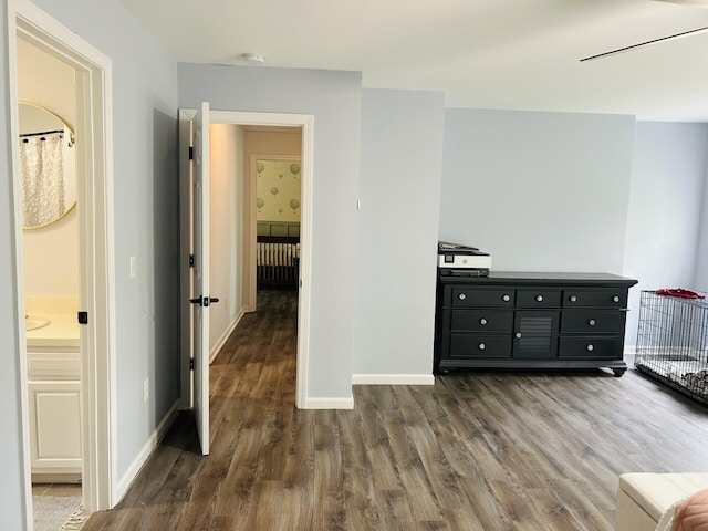 50 Great Hill Rd, Sandwich, MA 02563 - bedroom featuring dark wood-style floors and baseboards