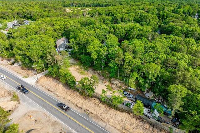 452 Nathan Ellis Hwy, Mashpee, MA 02649 - bird's eye view of a forest