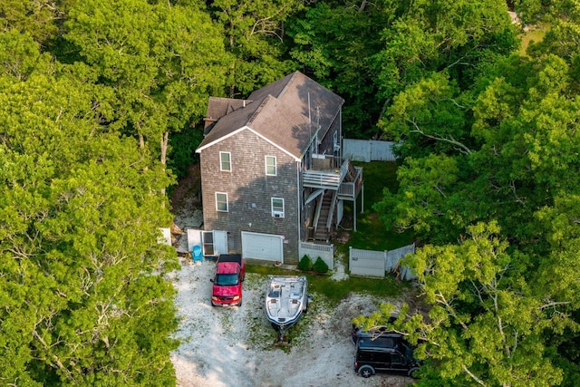 452 Nathan Ellis Hwy, Mashpee, MA 02649 - view of subject property with a forest
