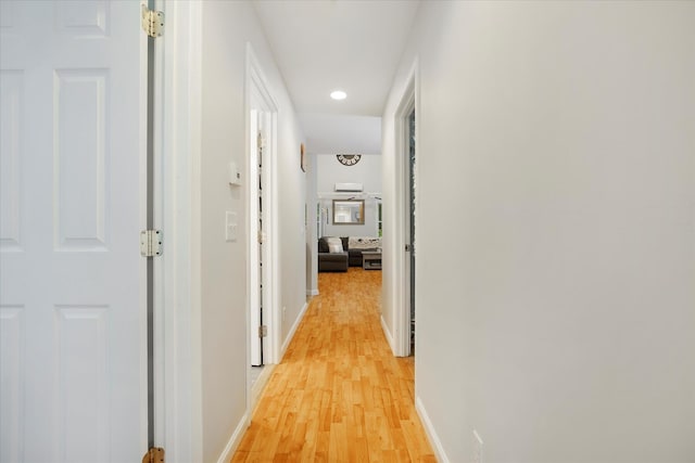 452 Nathan Ellis Hwy, Mashpee, MA 02649 - corridor featuring recessed lighting and light wood-type flooring