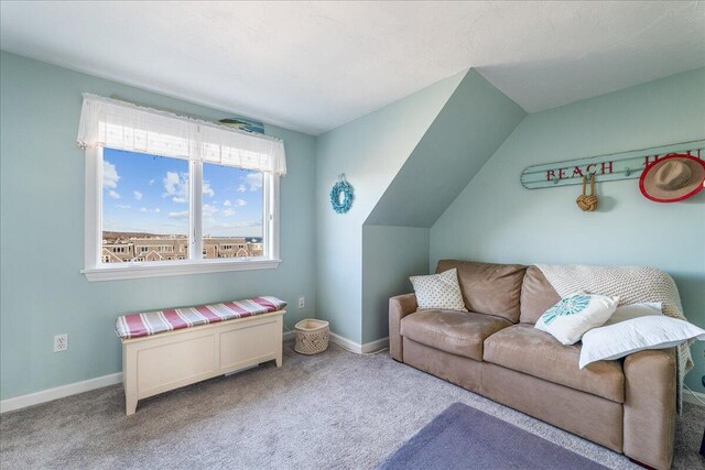 29 Highland Ter Unit 2903, Plymouth, MA 02360 - living area featuring carpet and baseboards