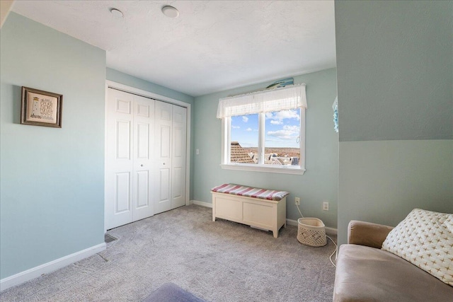 29 Highland Ter Unit 2903, Plymouth, MA 02360 - sitting room with carpet floors and baseboards