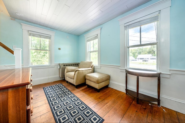 301 Main St, Dennis Port, MA 02639 - sitting room with healthy amount of natural light, hardwood / wood-style floors, and baseboards