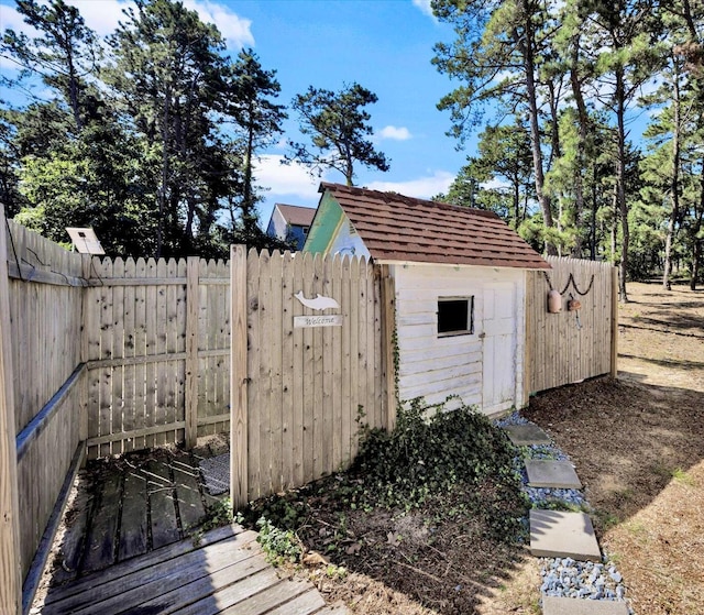 view of outbuilding