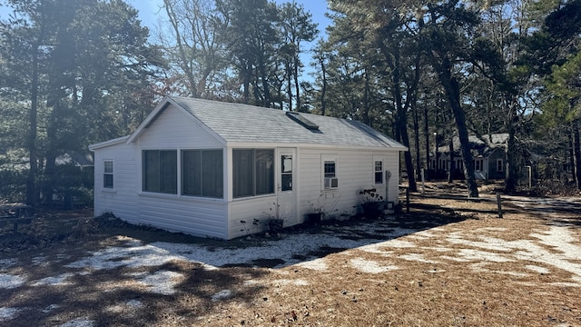 view of side of home