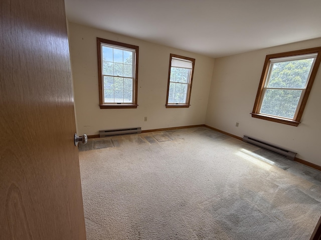 281 Orleans Rd Unit 5, North Chatham, MA 02650 - unfurnished room with a baseboard radiator and carpet