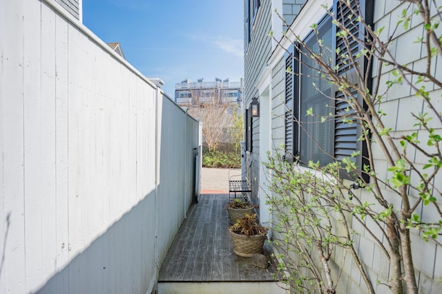 view of property exterior