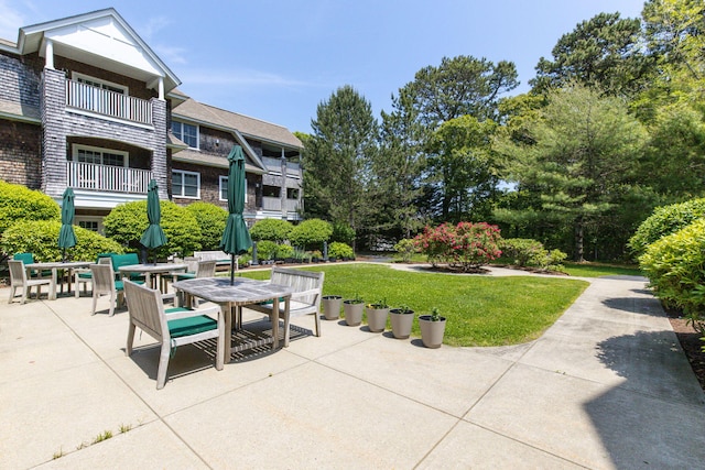 18 W Rd Unit 315, Orleans, MA 02653 - view of patio / terrace featuring outdoor dining area