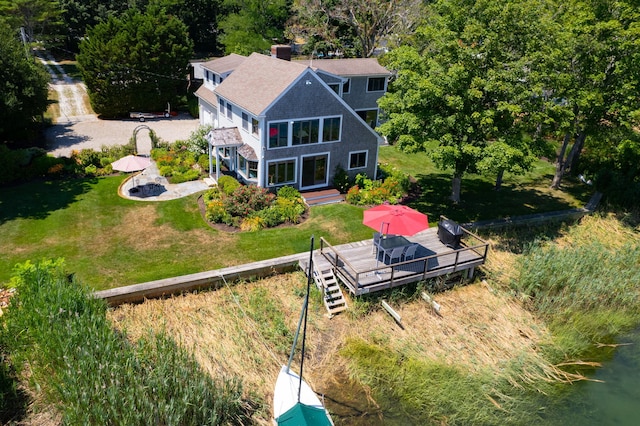 7 Sunrise Ln, Sandwich, MA 02563 - view from above of property