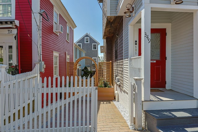 351A Commercial St Unit A1, Provincetown, MA 02657 - entrance to property with cooling unit