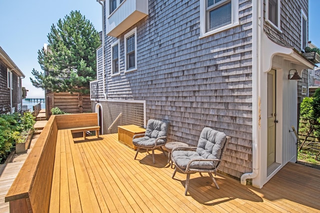 351A Commercial St Unit A1, Provincetown, MA 02657 - view of wooden deck