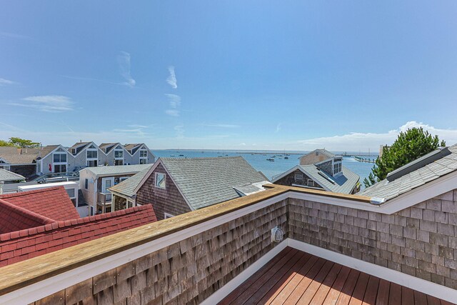 351A Commercial St Unit A1, Provincetown, MA 02657 - deck with a water view