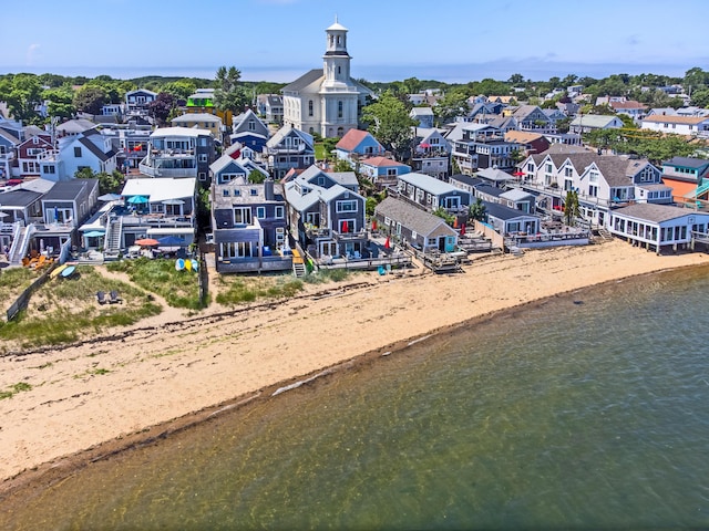351A Commercial St Unit A1, Provincetown, MA 02657 - aerial perspective of suburban area with a nearby body of water
