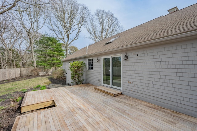 60 Covey Dr, Yarmouth Port, MA 02675 - wooden terrace with fence