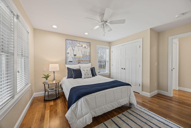 29 Hiawatha Rd, Harwich Port, MA 02646 - bedroom with baseboards, wood finished floors, and multiple windows