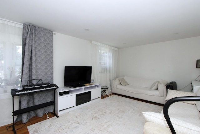 72 Grove St, Hyannis, MA 02601 - living area with wood finished floors