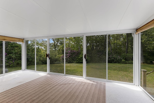 100 Potonumecot Rd, Chatham, MA 02633 - unfurnished sunroom with view of scattered trees
