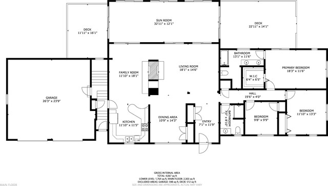 154 Cotuit Bay Dr, Cotuit, MA 02635 - floor plan / room layout