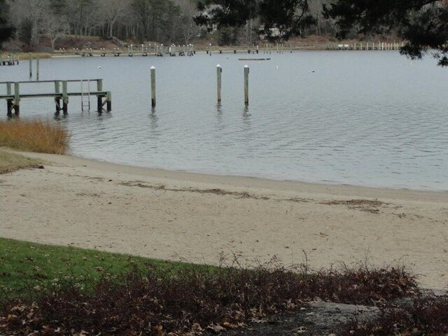154 Cotuit Bay Dr, Cotuit, MA 02635 - dock area featuring a water view