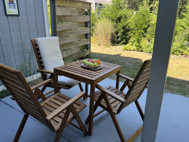 view of patio