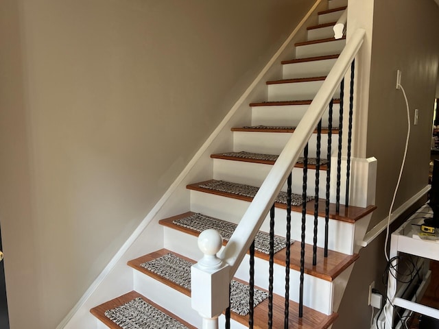 view of stairs