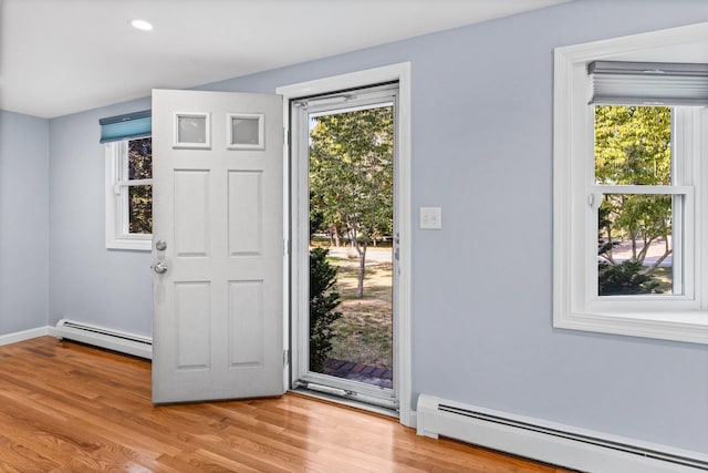 97 Great Western Rd, Harwich, MA 02645 - entryway with a baseboard heating unit and a wealth of natural light