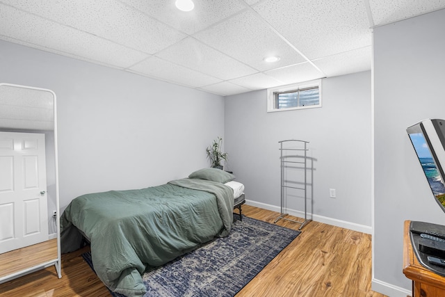 13 Old Fields Rd, Sandwich, MA 02563 - bedroom with wood finished floors, a drop ceiling, and recessed lighting