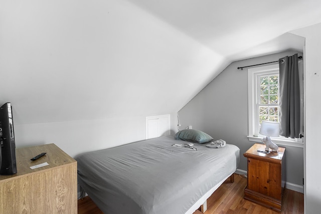 13 Old Fields Rd, Sandwich, MA 02563 - bedroom with lofted ceiling and wood finished floors