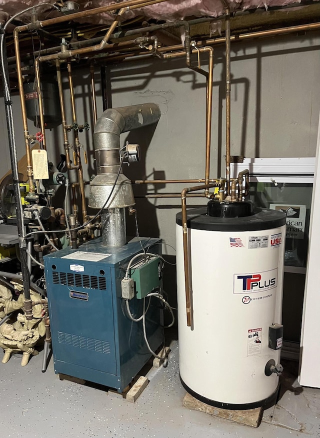 19 Artisan Way, Forestdale, MA 02644 - utilities with a heating unit and gas water heater