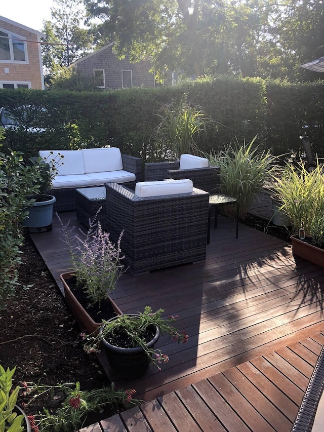 21 Priscilla Alden Rd Ua, Unit Ua, Provincetown, MA 02657 - deck featuring outdoor lounge area