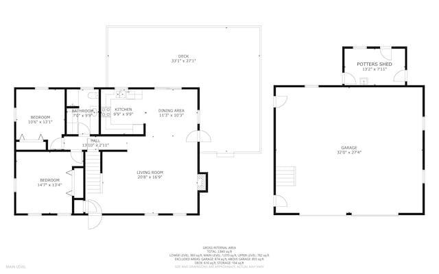 10 Bradford Ln, Eastham, MA 02642 - view of floor plan / room layout