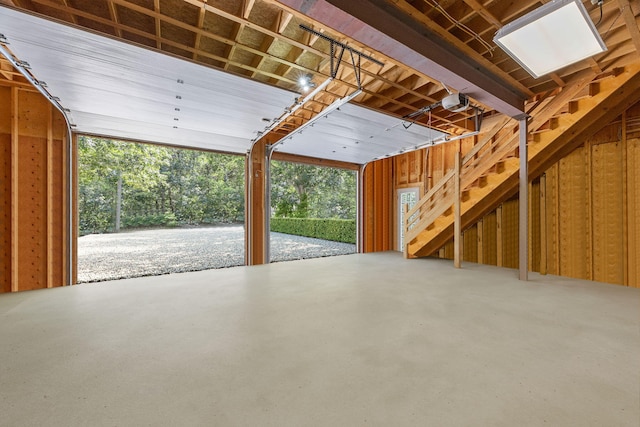 10 Bradford Ln, Eastham, MA 02642 - garage featuring wood walls