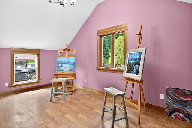 72 River Rd, Marstons Mills, MA 02648 - office featuring wood finished floors and lofted ceiling
