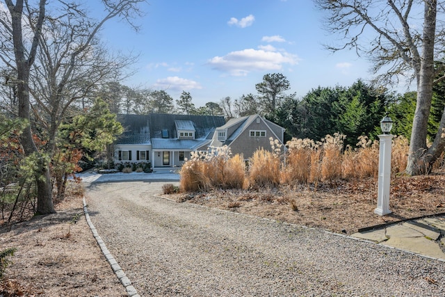 view of front of property