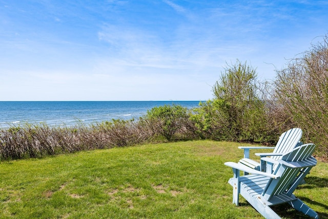 property view of water