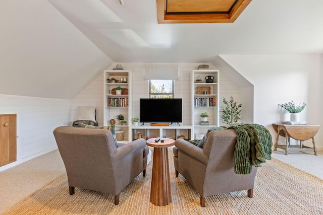 3 Bramblewood Ln, Orleans, MA 02653 - carpeted living room featuring built in shelves