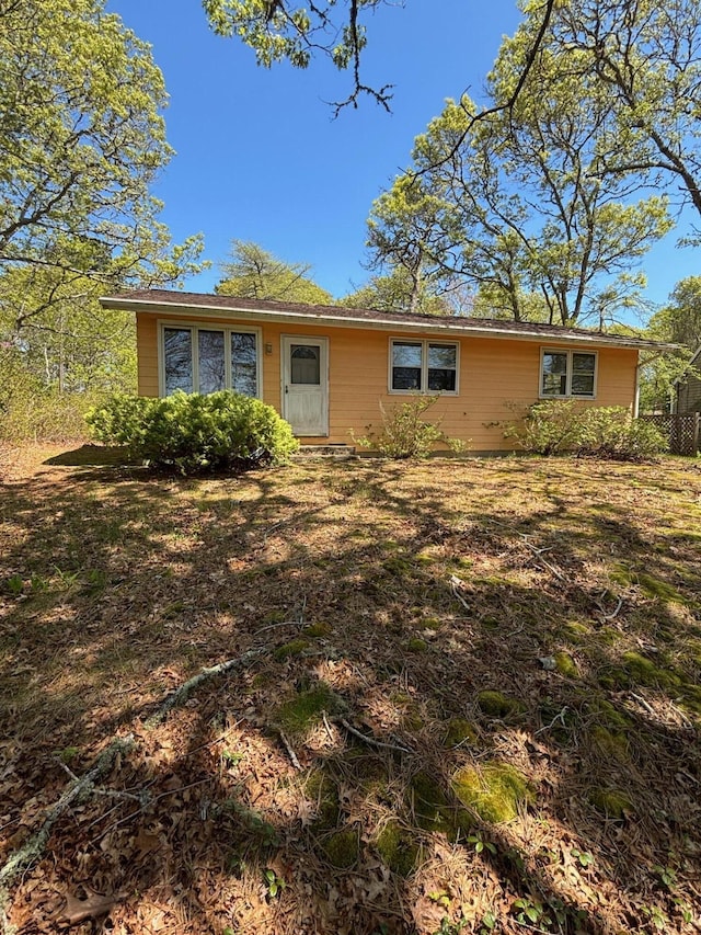 83 Partridge Valley Rd, West Yarmouth, MA 02673 - view of ranch-style house