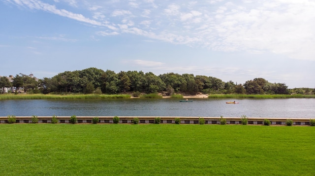 view of water feature