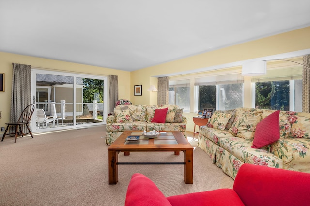 139 Prince Ave, Marstons Mills, MA 02648 - carpeted living room featuring healthy amount of natural light