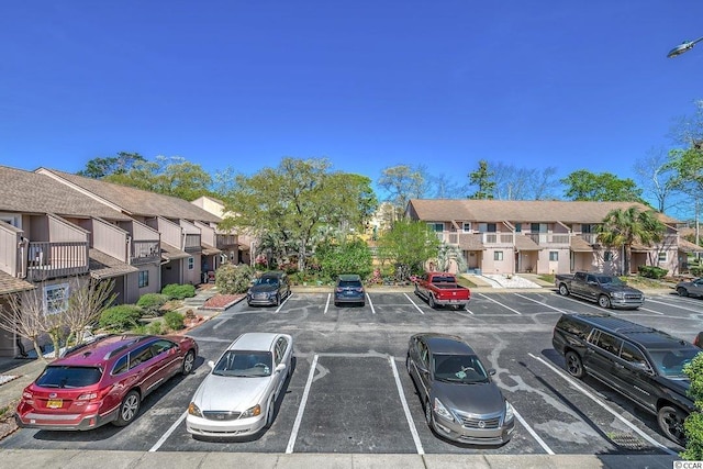 view of car parking