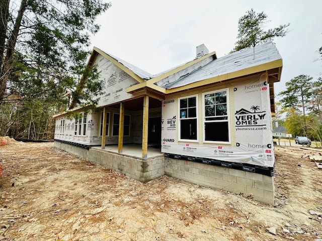 view of rear view of house