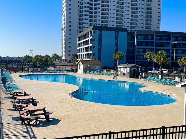 5905 S Kings Hwy Unit 337B, Myrtle Beach, SC 29575 - community pool with a patio