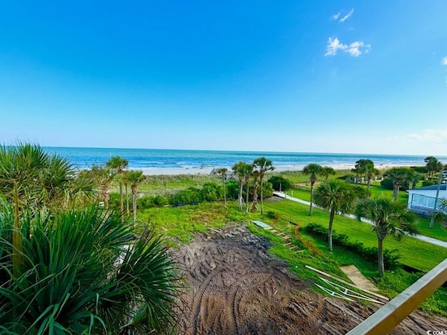 water view featuring a view of the beach