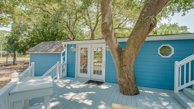 view of outbuilding